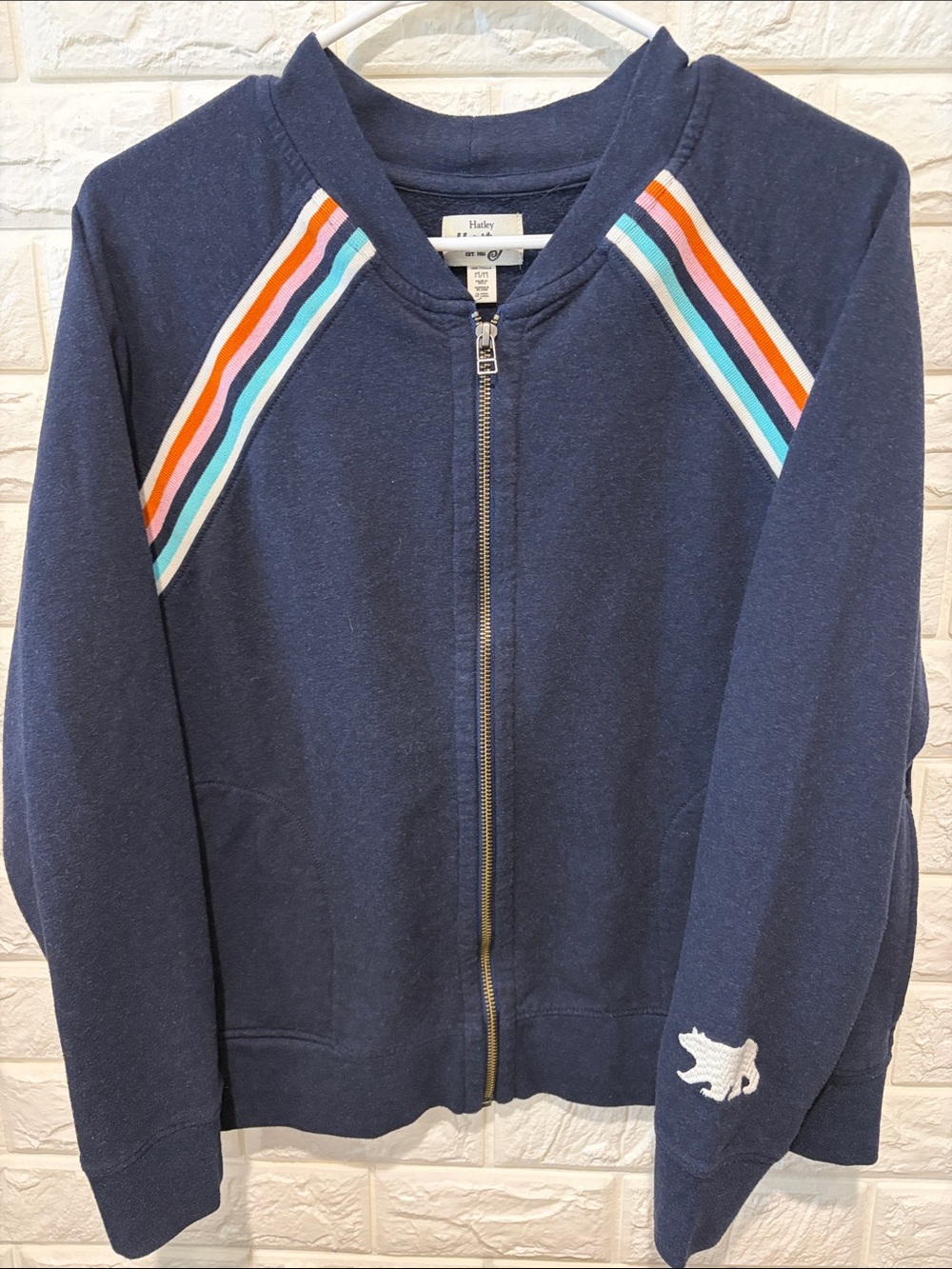 Hatley Heritage Navy Zip-Up
